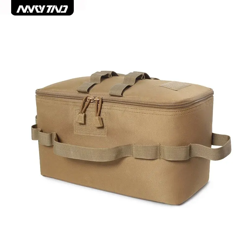 Outdoor Tool Bags Camping Gas Tank Storage Bag Large Capacity Ground Nail Gas Canister Picnic Cookware Multifunction Kit Bags