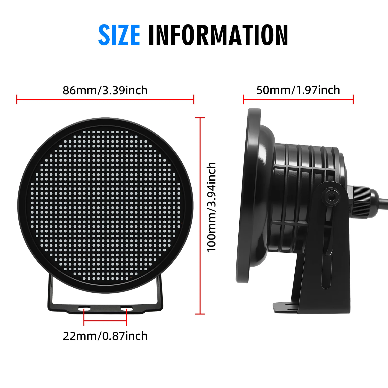 Picture 6: LED Eyes Matrix Pixel Panel Lamp APP Control Automotive Equipment Automotive Fog Lights Dynamic Eye Lights For Car Motorcycle