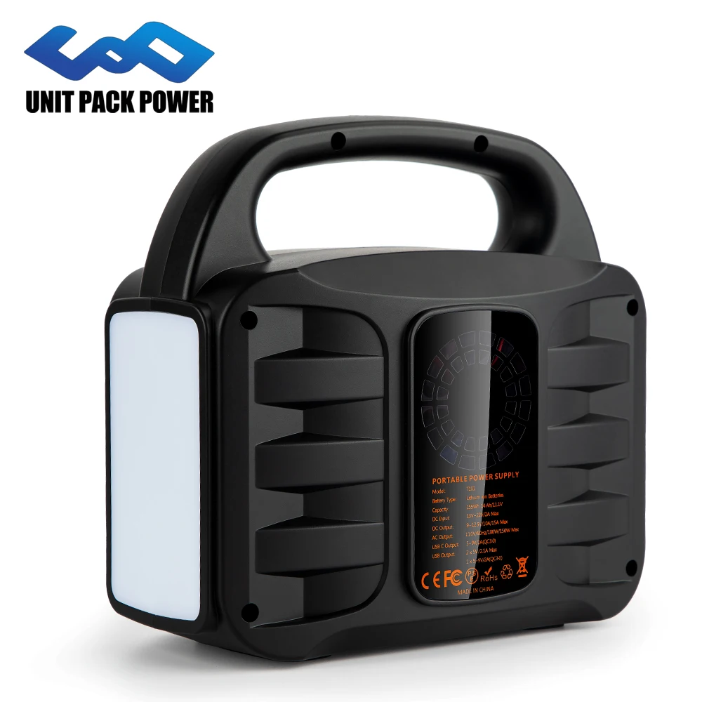 Wholesale Portable Travel Power Station Solar Power Bank Battery Station For Battery Backup For Home Power Outage