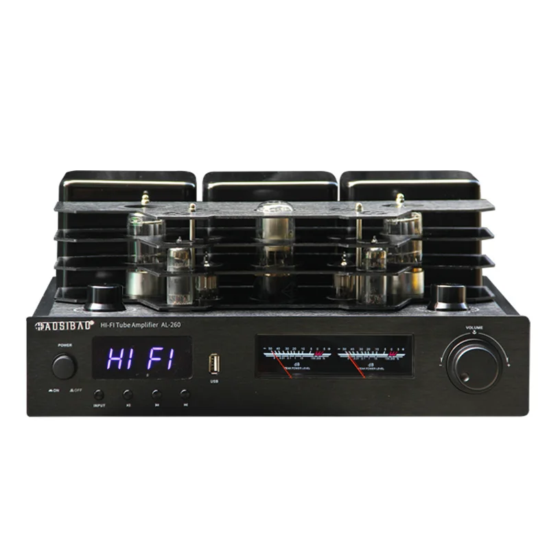 

400W Hifi Tube Amplifier High Power Fever Amplifier Auido Speaker Amplifier Home Theater Bluetooth 5.0 With Fiber Coaxial