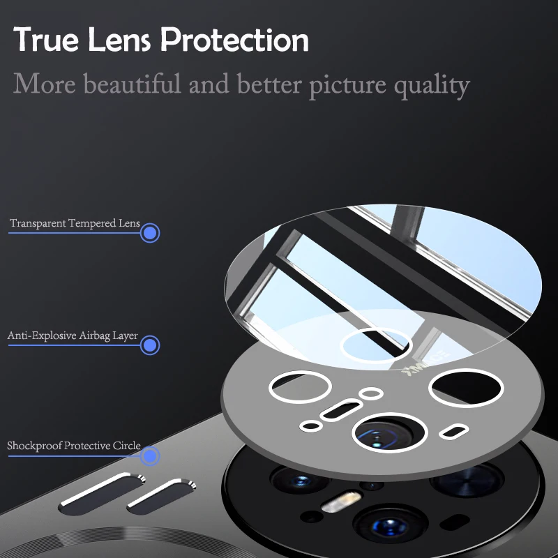 حافظة فاخرة لهاتف هواوي ميت 70 60 50 40 Pro حافظة معدنية صلبة تبديد الحرارة مغناطيسية شحن لاسلكي غطاء خلفي واقي