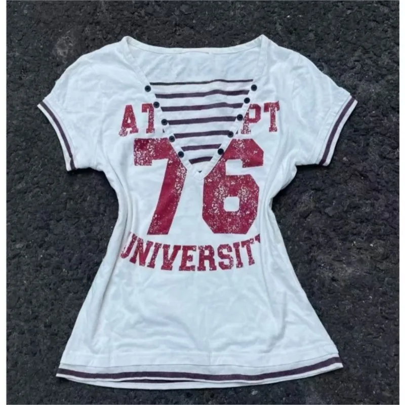 Magliette gotiche Sexy Grunge canotta Teschi Hip hop Sling Streetwear Sweet Girl Camis Vintage Slim Crop top Y2k Kpop Tee Shirts