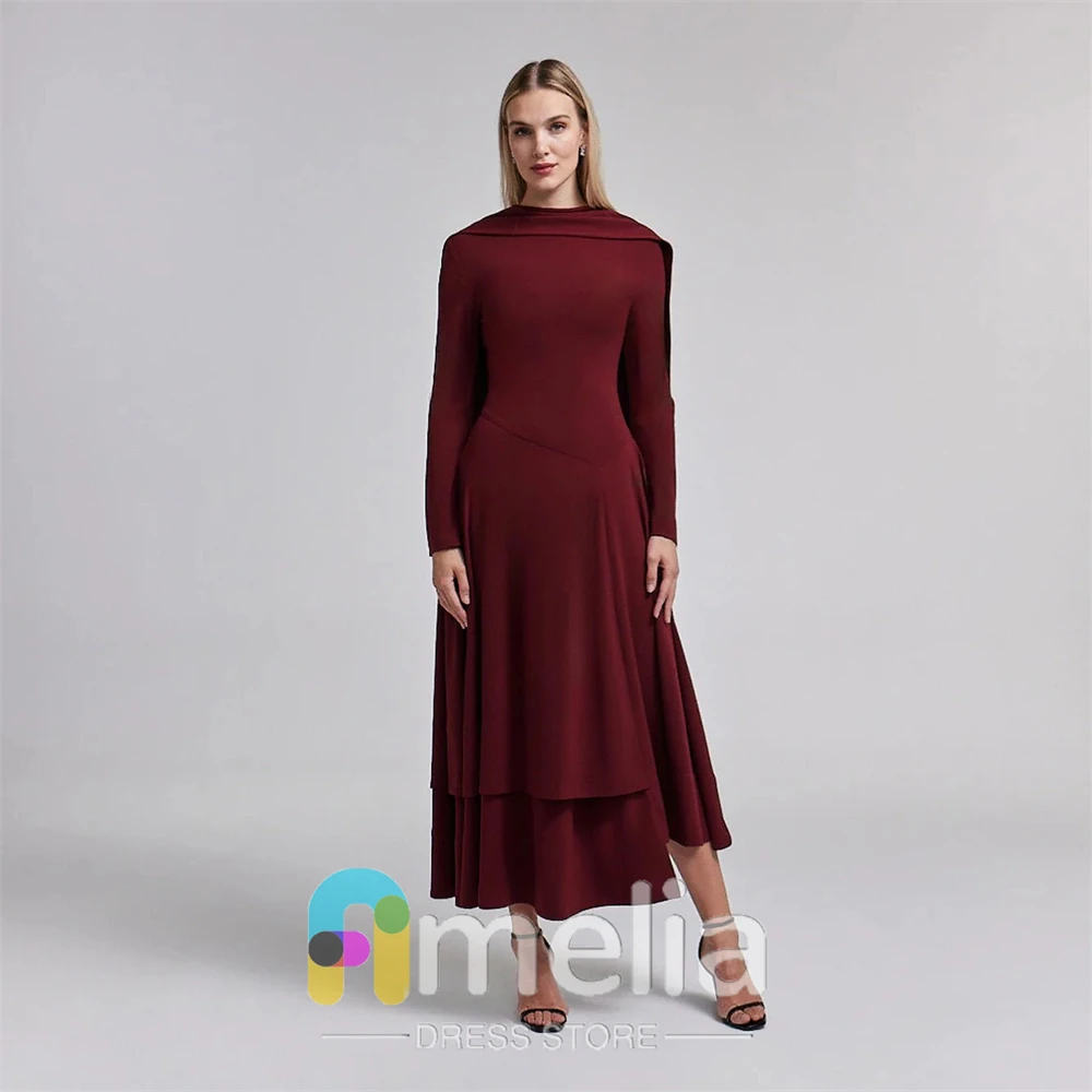 ชุดราตรีเอเมเลีย ทรงเอไลน์ สำหรับผู้หญิง สามารถสั่งตัดได้ ชุดแต่งงานยาว ชุดราตรีออกงาน สำหรับโอกาสพิเศษ ชุดราตรีสำหรับงานทางการ สำหรับดูไบ 2024