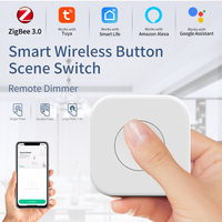 Zigbee Tuya Smart Switch Push Button Remote Control Scenario Linkage with Tuya Gateway Alexa Google Assistant Smart Life Gadgets