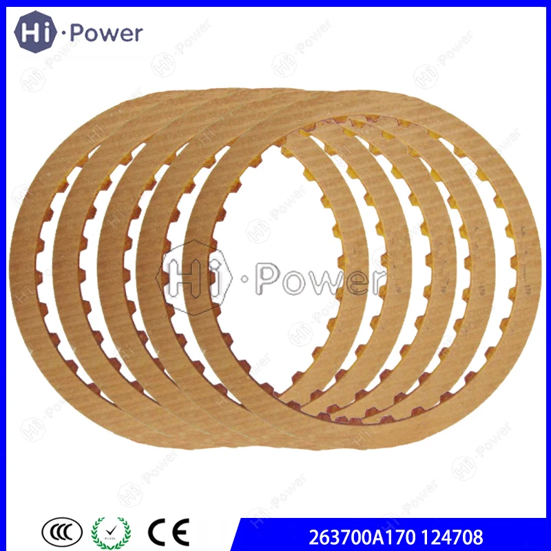 

5pcs F4A51 F5A51 R4A51 R5A51 V4A51 V5A51 A5HF1 Transmission Friction plate OVERDRIVE 97-up 148mm 30T 1.7mm 263700A170 124708