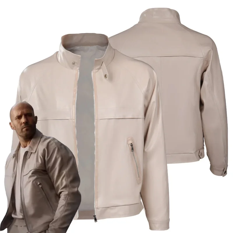 Dominic Toretto Deckard Shaw Cosplay Costume Coat Jacket Adult Men Male Movie Halloween Carnival Party Fashion Top Outwear PA585