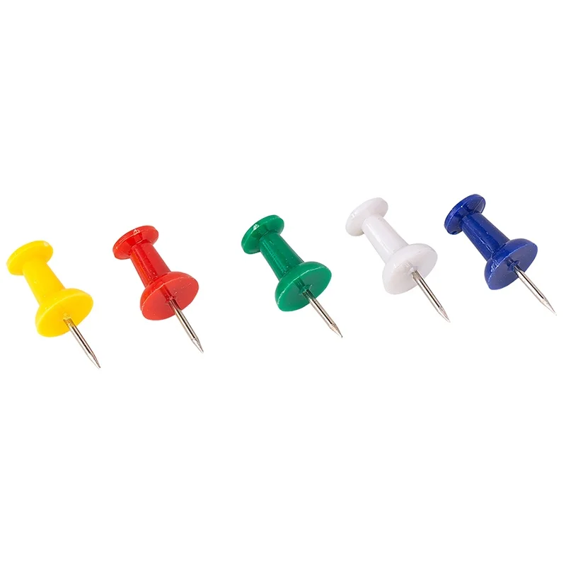 Deli 35 Stks/doos Push Pin 23Mm 5 Kleuren Kantoor School Briefpapier E0021