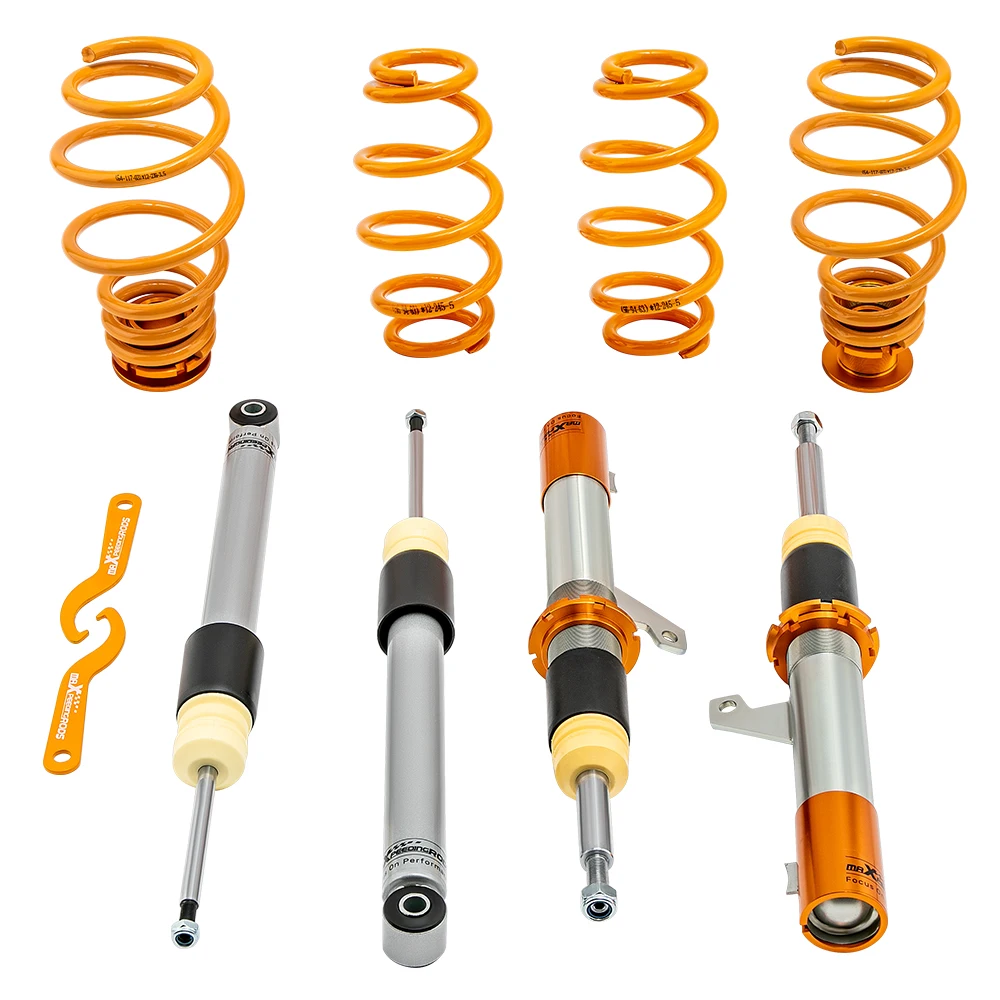 Adjustable Height Spring Strut Coilovers Kit for VW MK6 Golf GTI 2010-2014 Suspension Coilovers Struts Shocks Absorbers