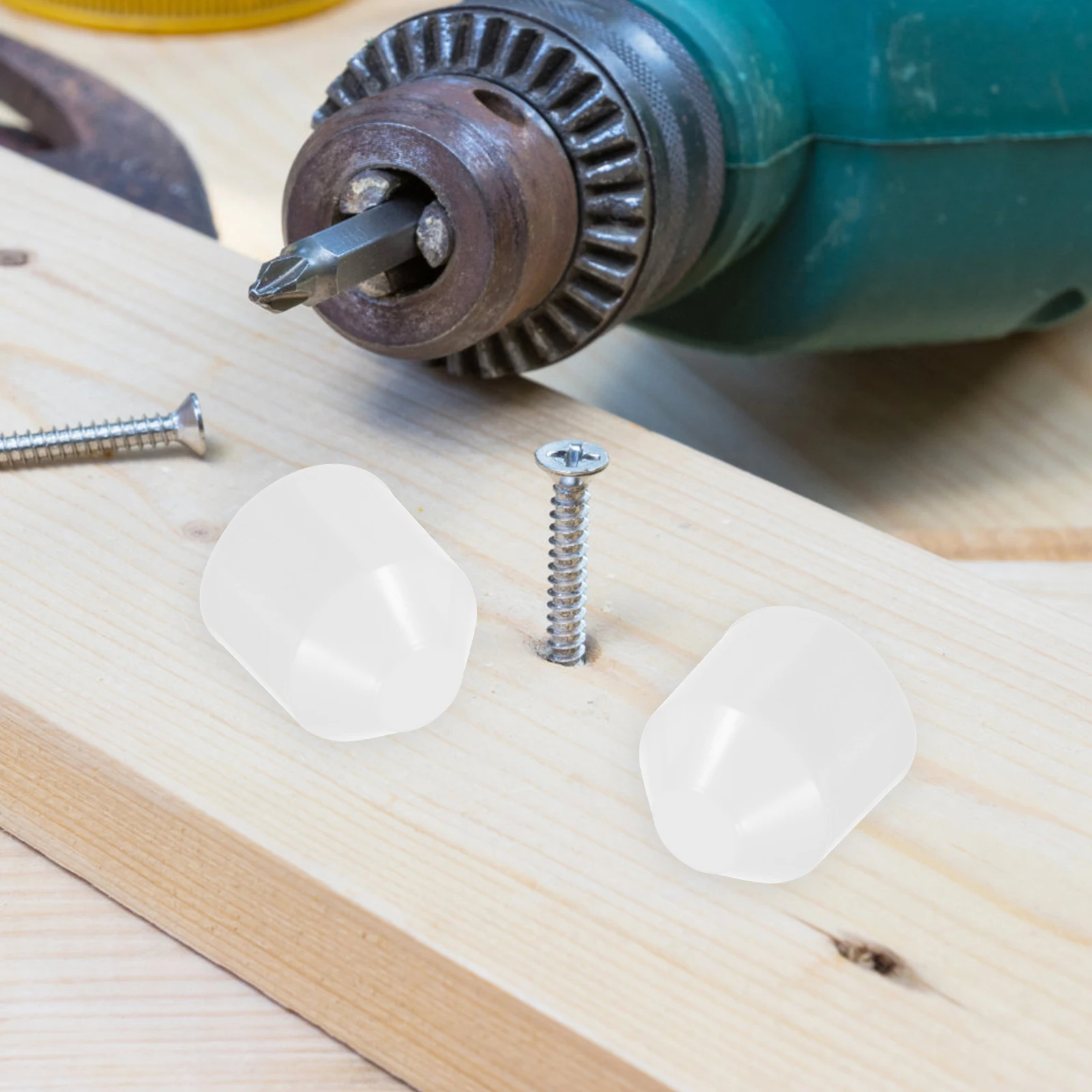 

50pcs E27 Lamp Head Cups Bulb Holder Bases Light Finials Shades Plastic Cover Screw Compatible Dirtproof Design
