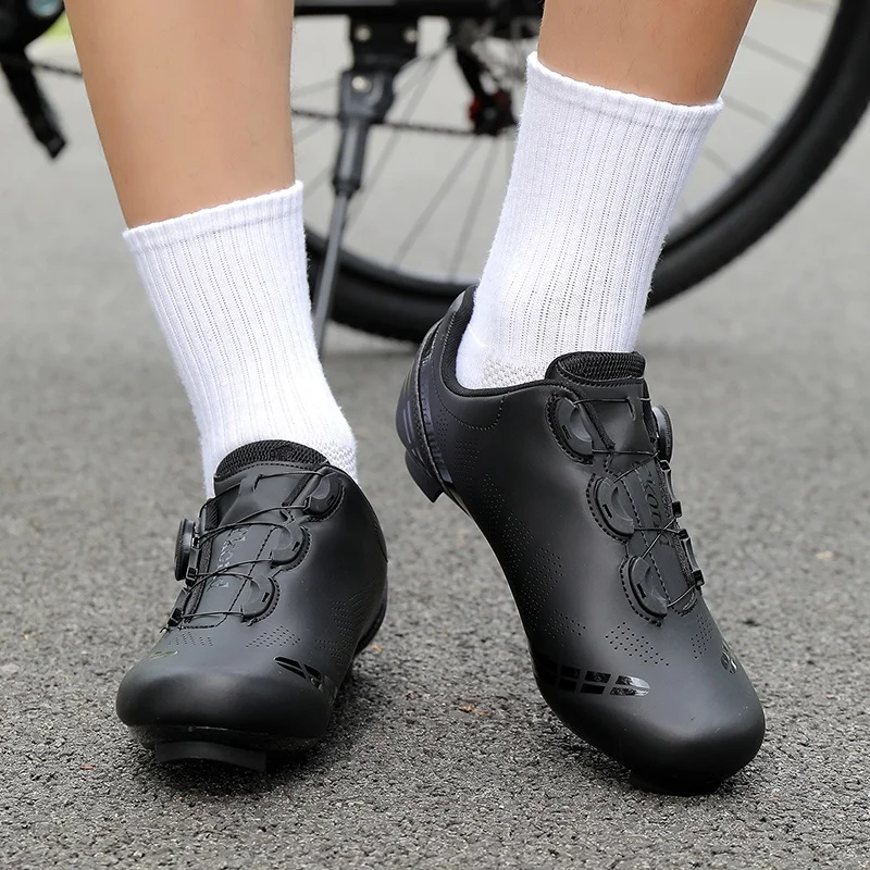 Herren-Mountainbike-Schuhe MTB, atmungsaktiv, rutschfest, hohe Härte, geeignet für Outdoor-Straßenrennen, Mountain-Offroad-Fahren 37-46 – Detail 22