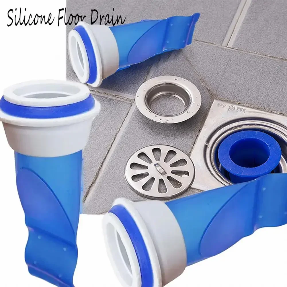 Silicone Floor Drain Deodorant Core Pipe Anti Odor Drain Insect Control Sewer Ring Bathroom Anti-backflow Sealer