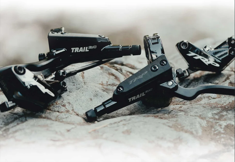 TRP TRAIL EVO HD-M843 Hydraulic Disc Brake  4 Pistons For Down Hill Brake E-MTB Without Rotor