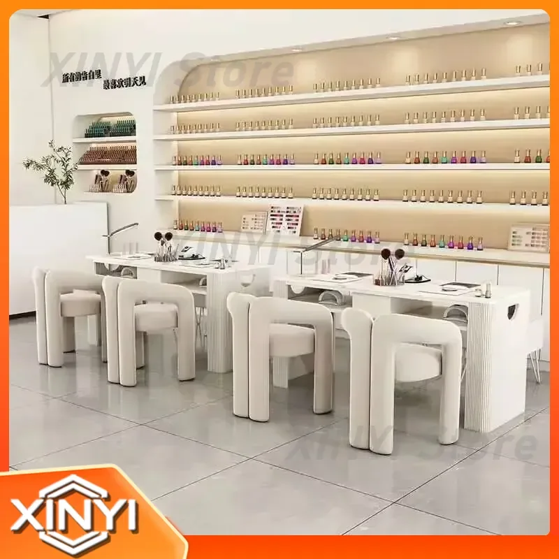 Jewelry Shelves Nail Tables for Modern Makeup Desk Designer Lazy Nail Tables Beauty Partitions Display Nageltisch Home