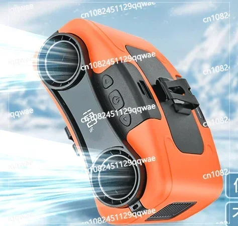 

Двухпортовый воздуховыпускной вентилятор на строительной площадке, турбинный поясной вентилятор, портативный зажим для зарядки талии, маленькая шея, новинка 2024 года