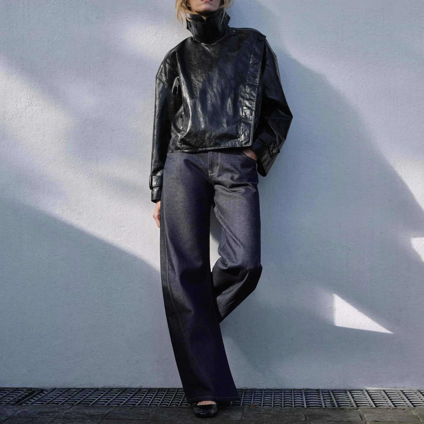 Ele iny Outerwear Women's Faion Personali Autumn New Arrival Z Commute Sle kets Loose Fit Long Sve o...