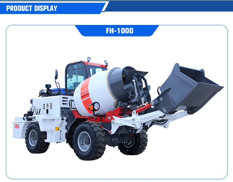 Auto Mini Cself Falling Concrete Mixer Truck Free Shipping 1.5m3 Engine New Product 2020 25 55 Provided Engineering Machinery /