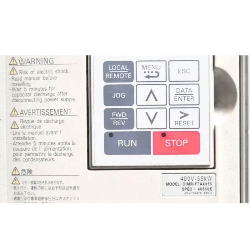 New In Box Yaskawa CIMR-F7A4055 F7 AC Drive 1 Year Warranty