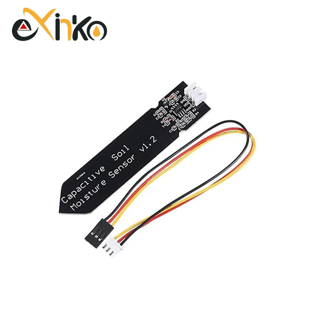 5/10 sztuk pojemnościowy czujnik wilgotności gleby odporny na korozję dla Arduino wykrywanie wilgoci podlewanie ogrodu DIY — zdjęcie produktu 3