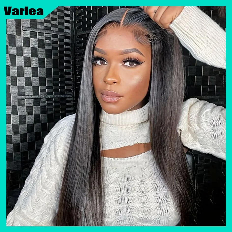 Varlea Straight Hd Lace Frontal Wig 5x5 4x4 Closure Human Hair Wig Black Wig Glueless Wigs Human Hair Ready To Wear Brazilian