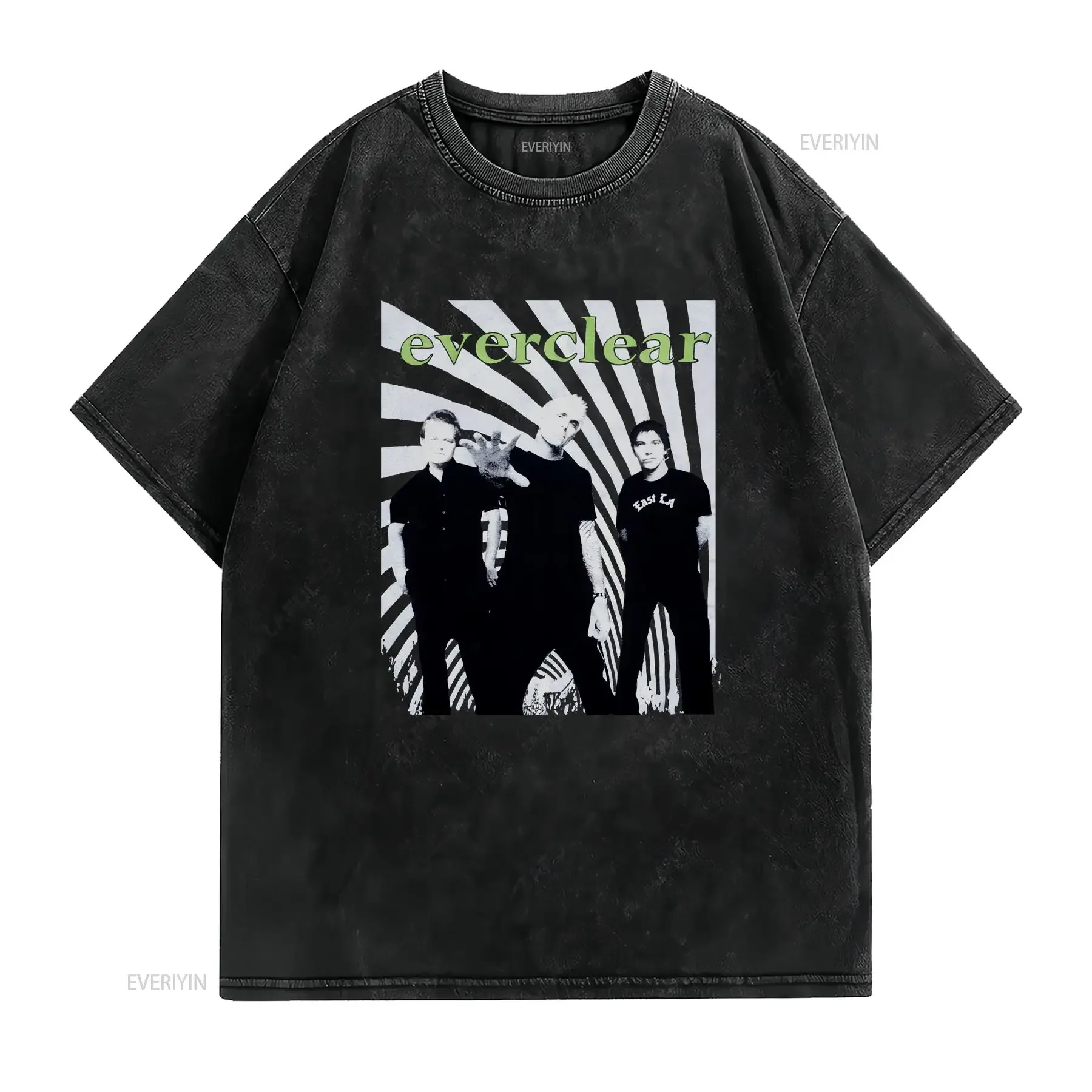 HOT New Everclear band For Fans Full Sizes S 2345XL T Shirt vintage Washed fashion Stretched designer clothes Unisex homme