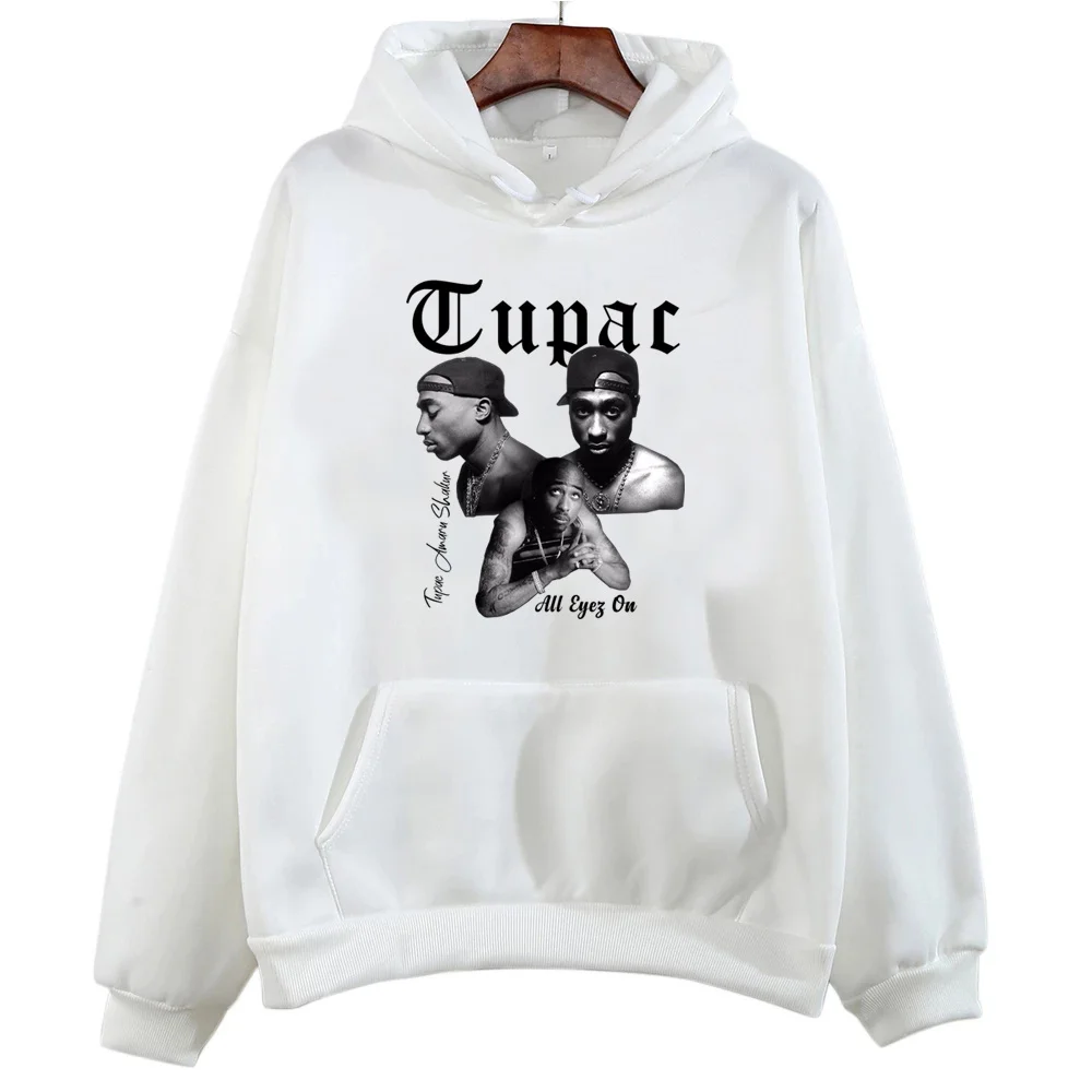 Tupac 2pac hoodies men Fleece Kawaii sweat y2k vintage hoddies man japanese Pullover