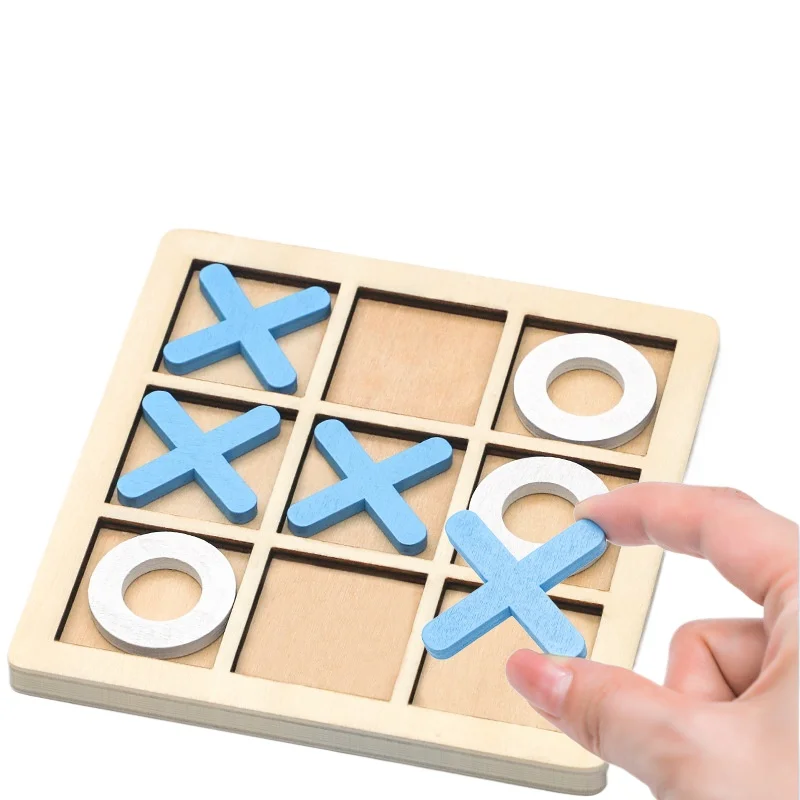 脳トレーニングボードゲーム XO チェス盤おもちゃパズル親子インタラクティブチェスゲーム教育モンテッソーリ子供パズルギフト