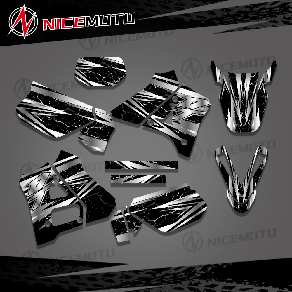 For YAMAHA DT125R DT200R 1989-2004 Graphics Decals Stickers Motorcycle Background Custom Number