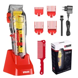 WMARK-cortadora de pelo transparente con cabezal de aceite, Cizalla eléctrica de empuje, NG-108PRO, se vende bien