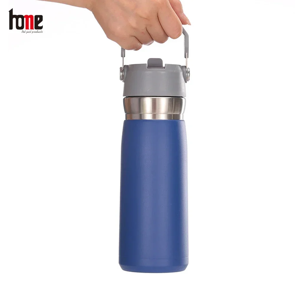 

Tumbler with Straw Stainless Steel Thermal Vacuum Insulated Water Bottle Reusable Cup Leakproof Thermos Coffee Mug Travle Drink