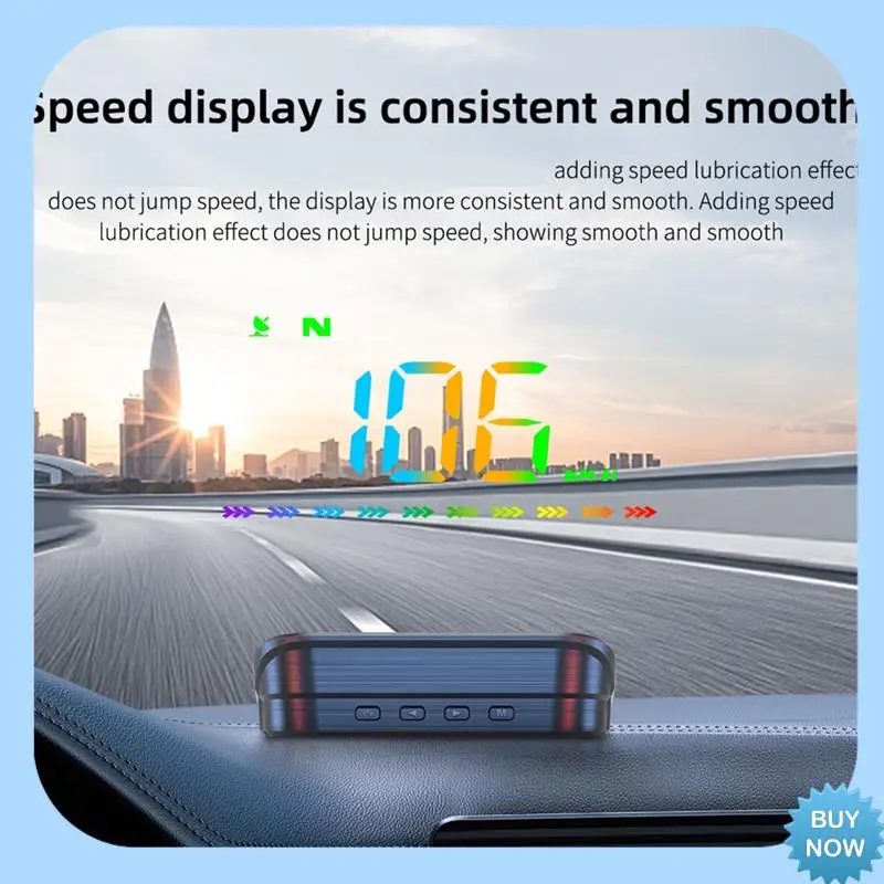 

A47Z Автомобильный HUD GPS проектор на лобовом стекле MPH KMH спидометр проектор компас сигнализация превышения скорости