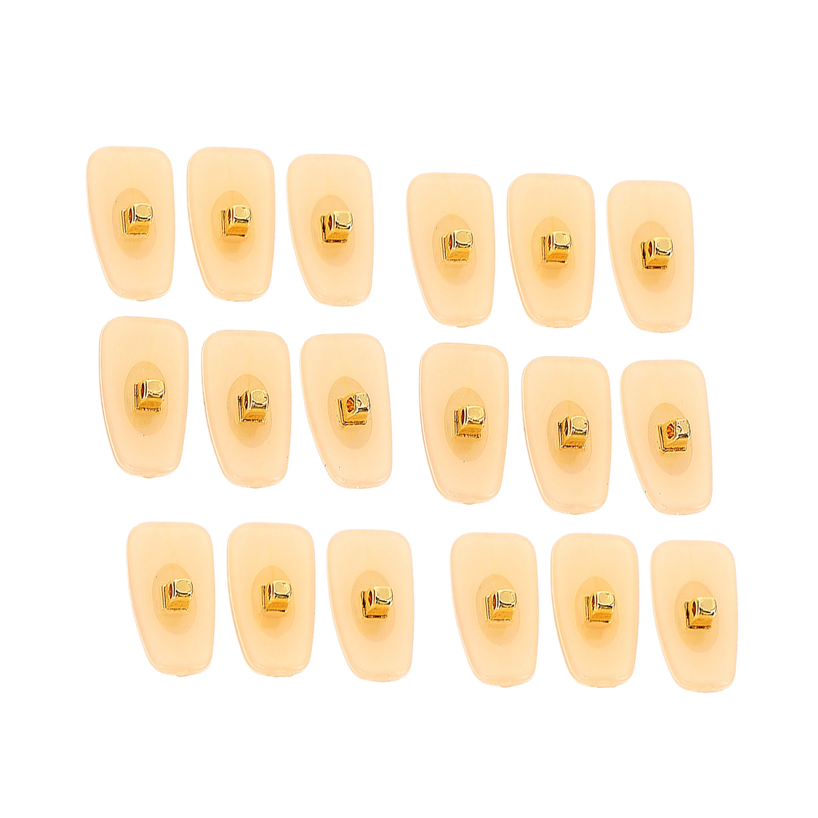 20 قطعة من وسادات أنف النظارات عالية الجودة من مادة PVC غير قابلة للانزلاق لملحقات النظارات متينة وسهلة التركيب