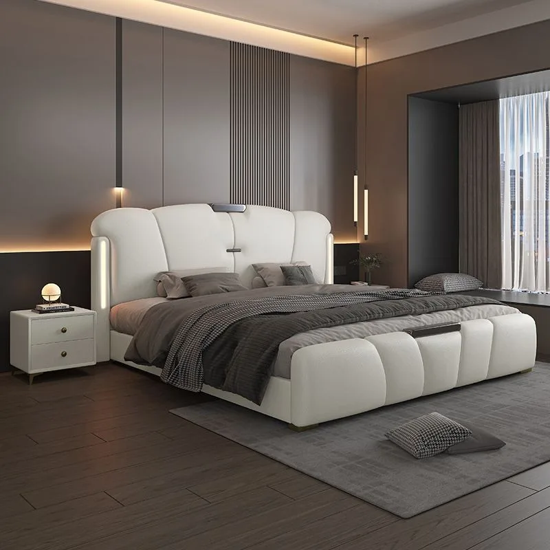 

Fancy Modern Beds Headboard Luxury Unique Bedsroom Beds Twin Storage Cama De Lujo Para Dormitorio Home Furniture Accessories