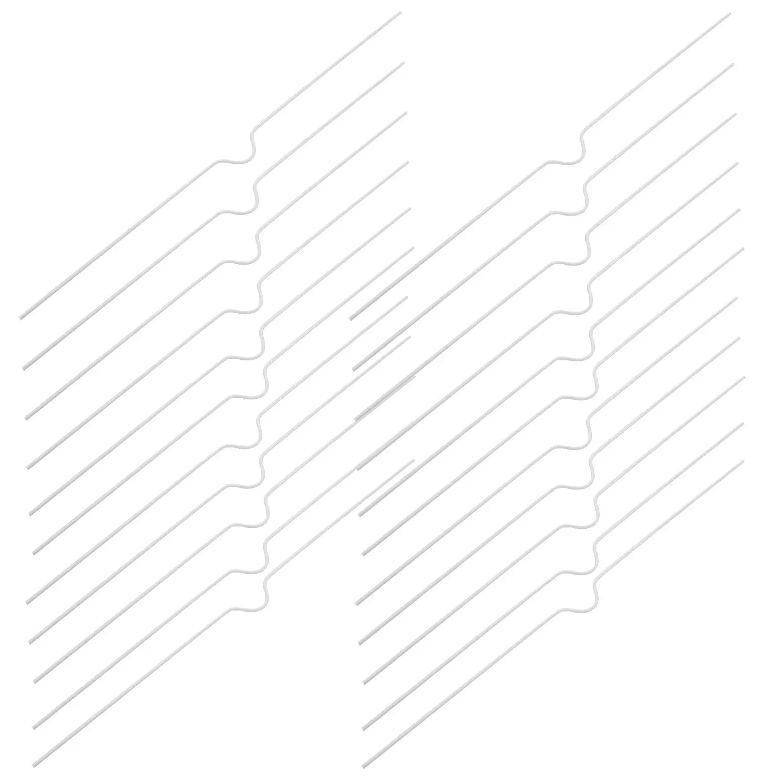 100Pcs Hanging Calendar Hooks Iron Sturdy Double Coil Binding Organizer Wall Mount for Posters Banners Office Home Display Rack
