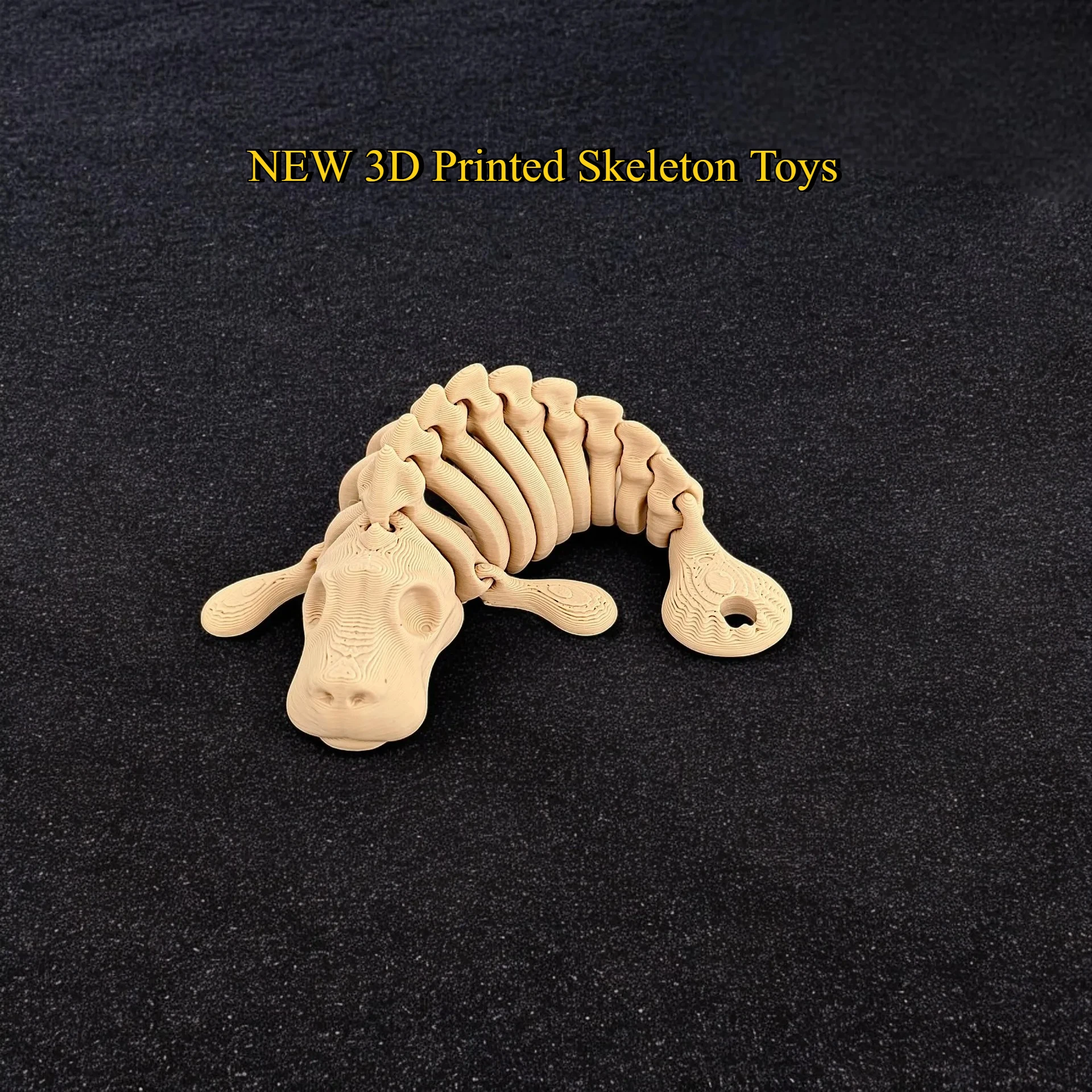 

NEW 3D Printed Toys Mini Animal Skeleton Figurine Children's Toy Desk Accessories For Home Decor Fun Gifts,Movable Joints