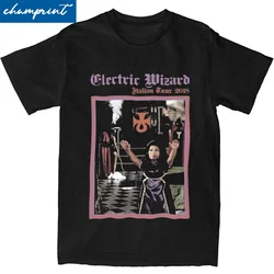 Electric Wizard Italian Tour T-Shirt Men Cotton Tops Shirts Funny Round Neck Short Sleeve