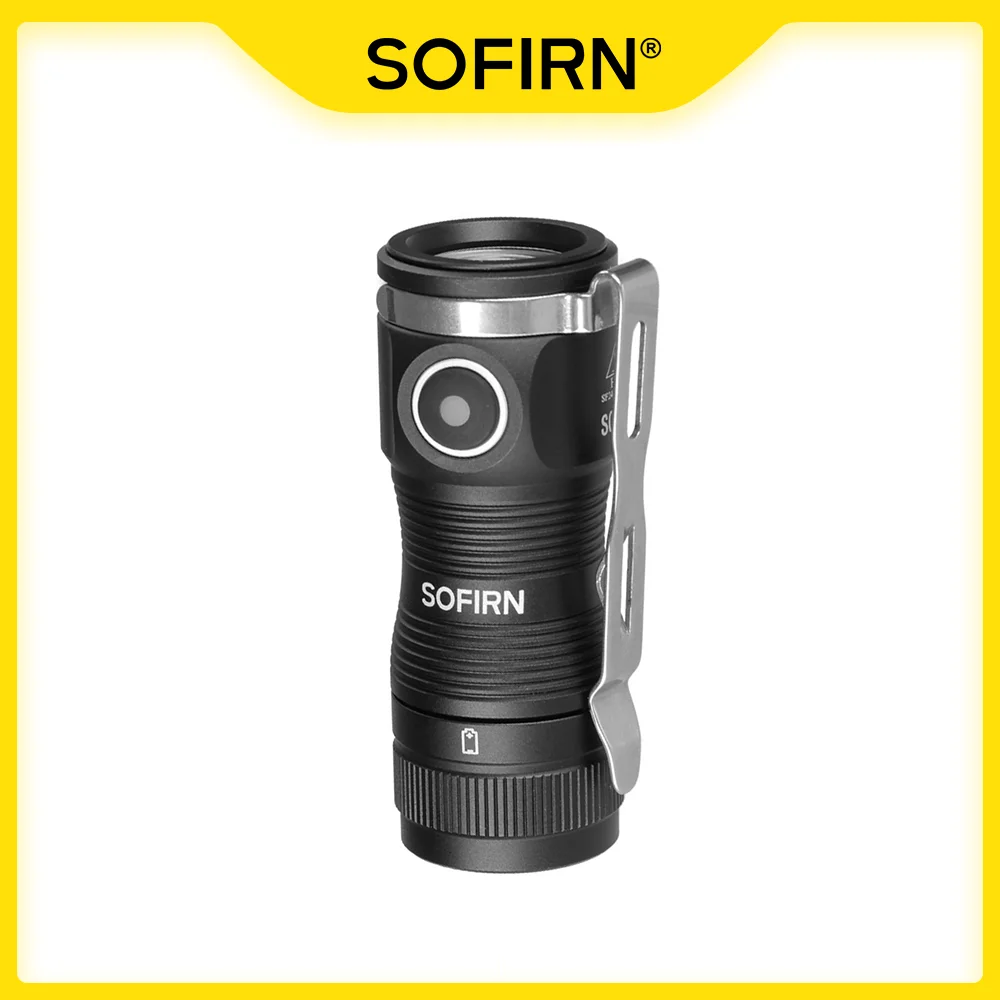 Sofirn Mini SC13A Anduril Powerful Flashlight 519A LED 1300lm 18350 Rechargeable Led Light 95 High CRI Torch Lamp with Magnetic