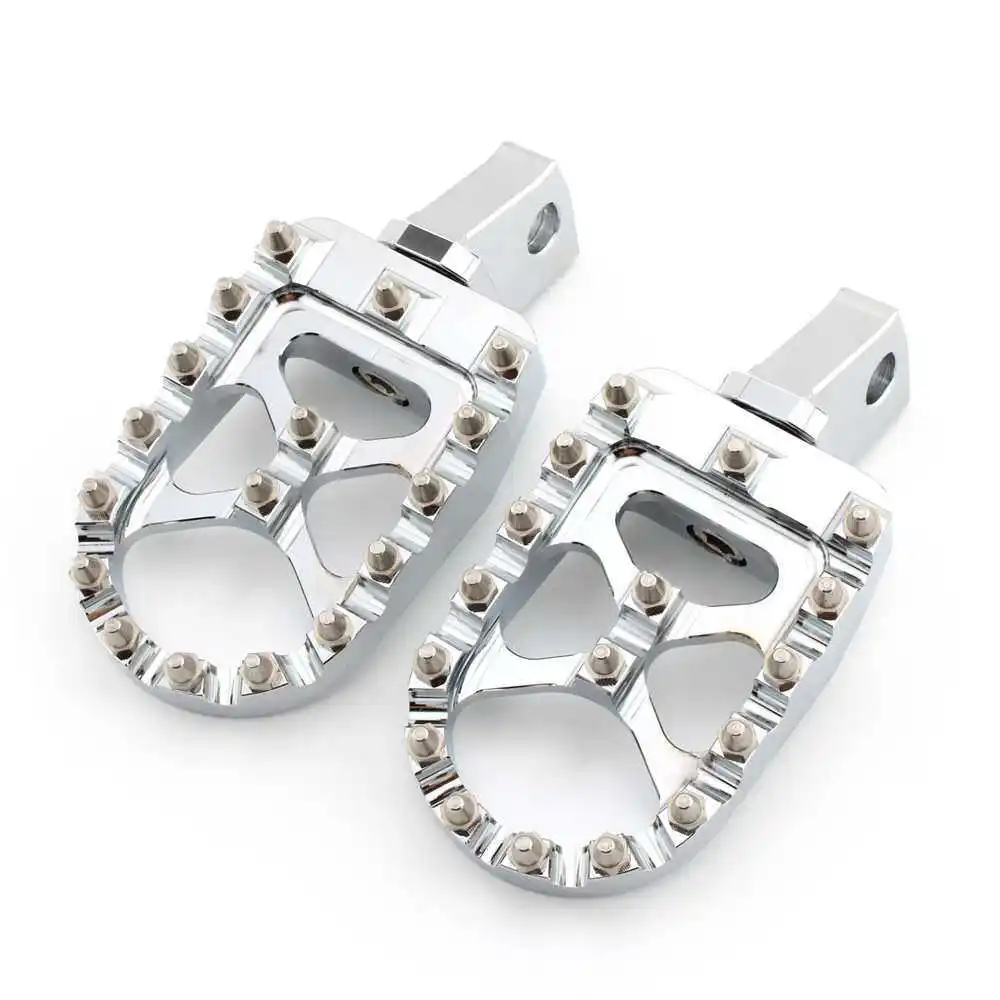 Spiked Front Rider Foot Pegs Anti Slip Large Wide Floorboard Driver Footrest Pedal for BMW R18 R 18 Aftermarket Spike Studs