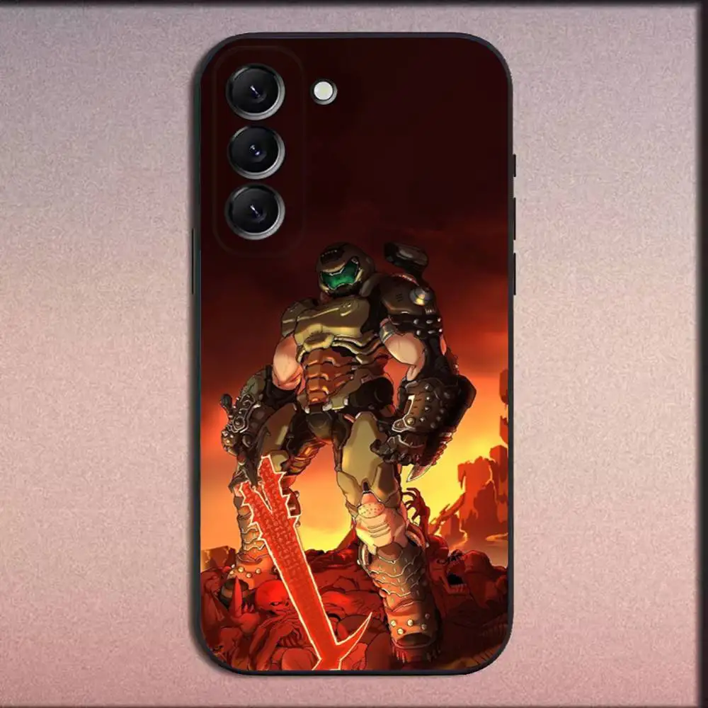 D-Doom The Dark Ages Phone Case For Samsung Galaxy A20,A21s,A22,A31,A32,A52,A53,A72,73,A80 Soft Black Cover