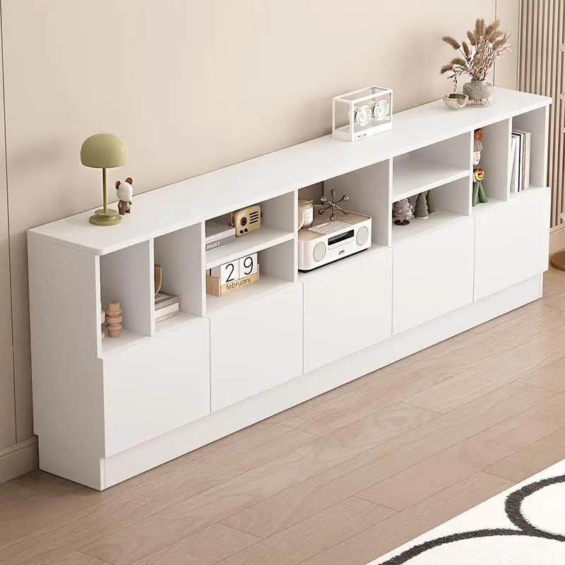 مركز ترفيه أثاث منزلي حديث فاخر من Mueble Para يدعم حامل تلفزيون وطاولة تلفزيون لتخزين أرضية التلفزيون