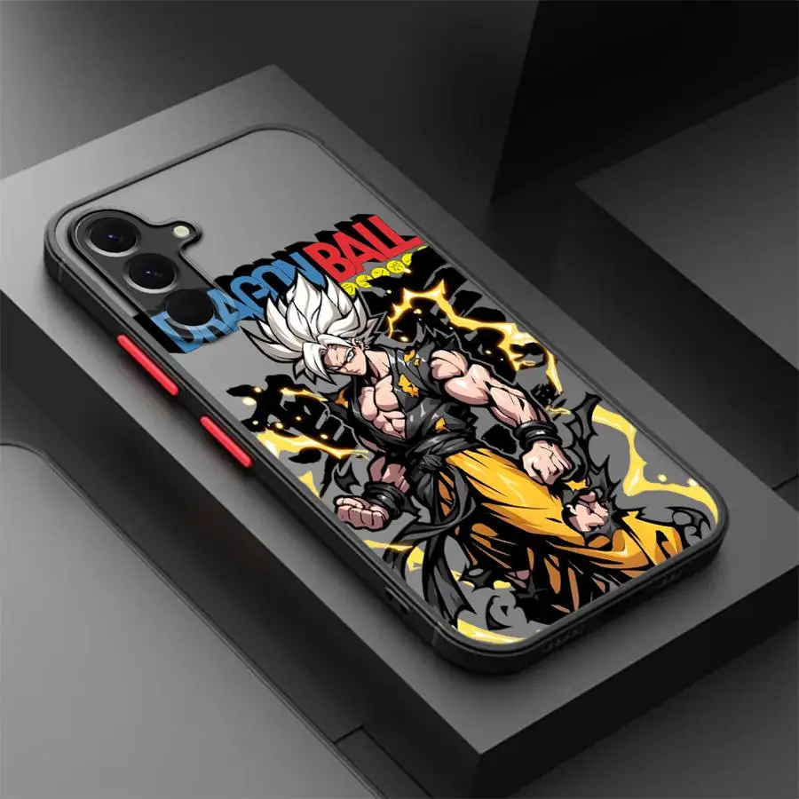 Чехол для телефона Japan Dragon Ball Son Goku для Samsung Galaxy A73 A54 A25 A26 A52 A56 A34 A35 A36 A21s A53 A22 A24