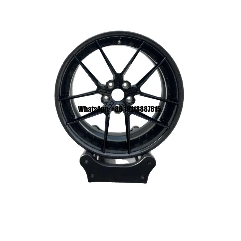 

Aluminium Alloy Forged Wheel Medium High-end New Options Black Finish Mesh Design Universal Fitment Alloy Passenger Car Wheels