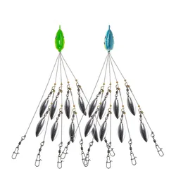 1PC Alabama fishing group sequins 20.5cm Rig Head Swimming Bait Bass Fishing Group Lure Snap Swivel Spinner 20.5cm Fishing Tools