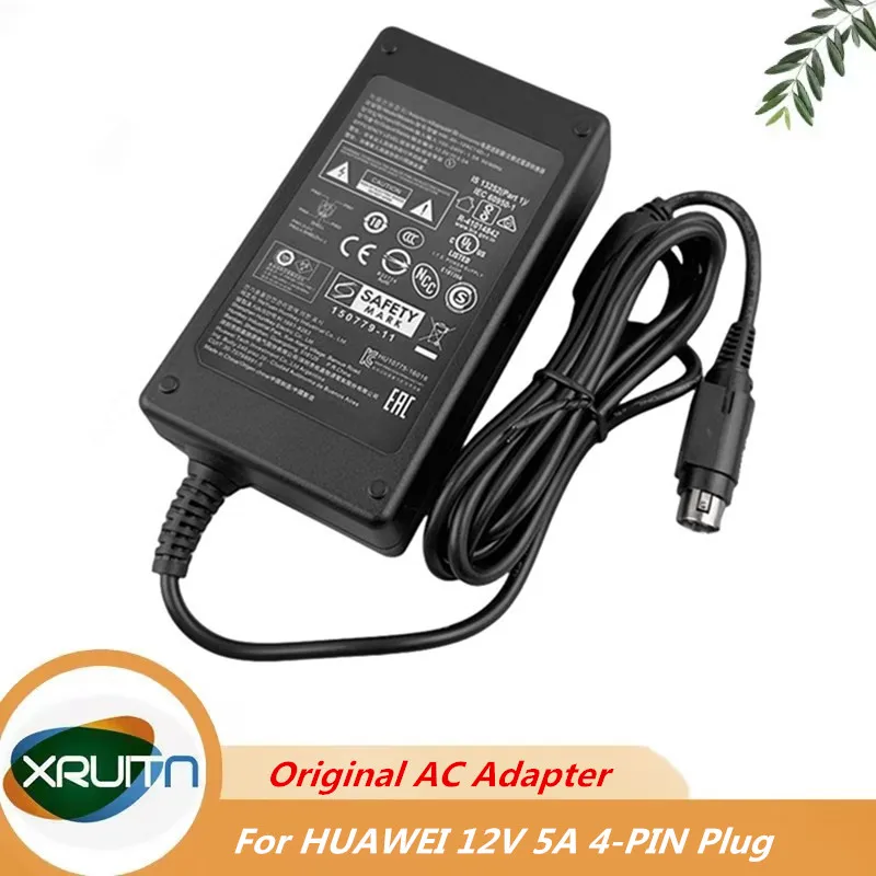 

Оригинальное зарядное устройство переменного тока для Huawei HW-60-12AC14D-1 VPC600 VPC620 VIEWPOINT 8066 HW-60-12AC14D-1 12 В, 5 А, 60 Вт, 4 контакта