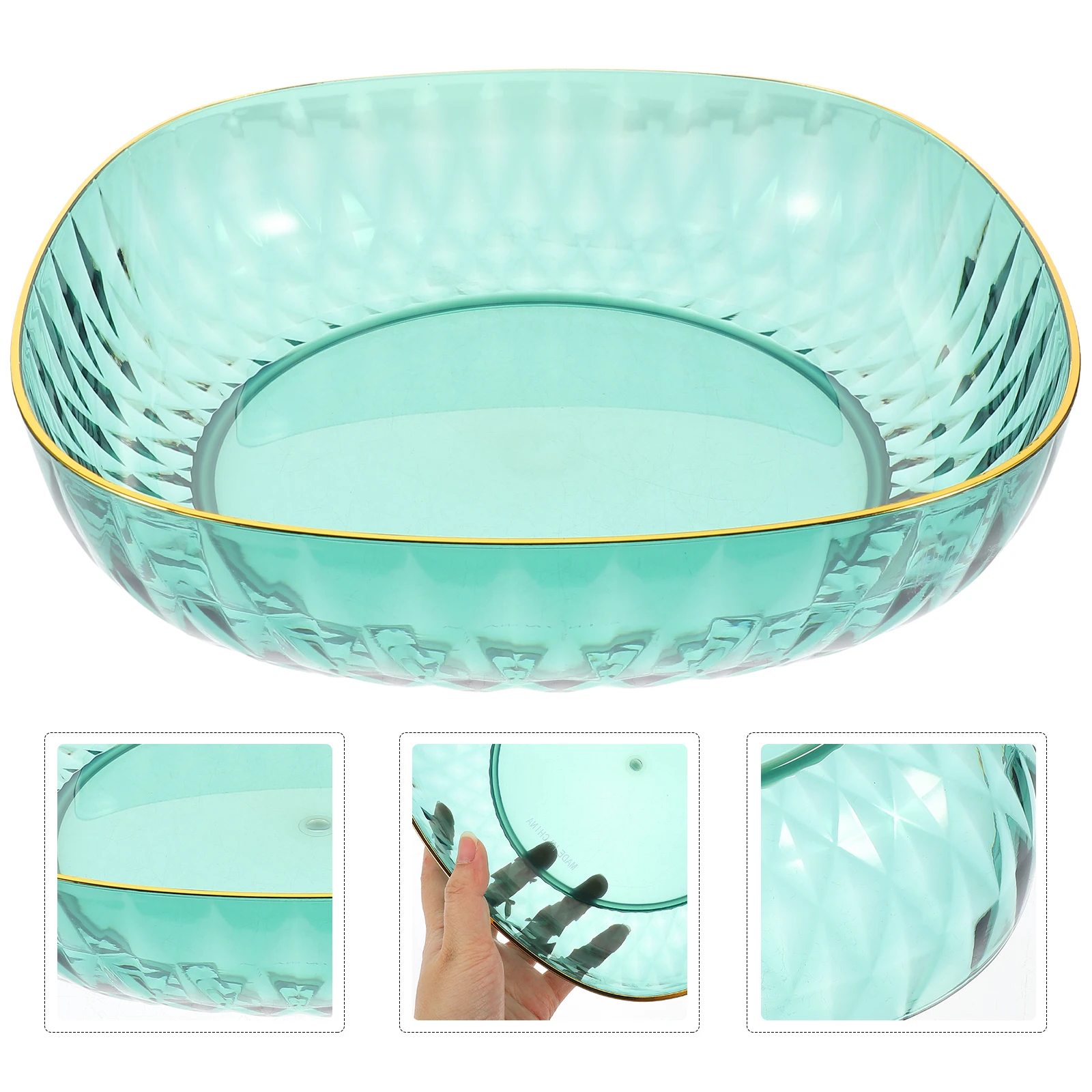 

Creative Fruit Salad Reusable Kitchen Food Storage Dessert Bowl Household Serving Bowl For Snacks Fruits Appetizers