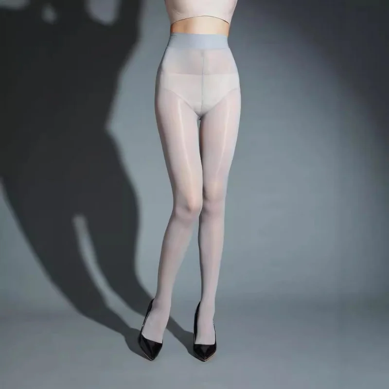 Thin Glossy Shiny Horse Oil Socks Silky Plus Size Ankle-Length Silky Tights Stockings Seamless Elastic Anti Hook Slim Pantyhose