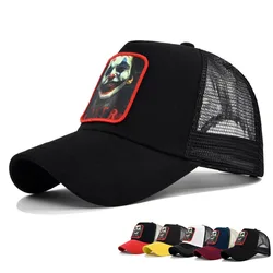 Anime Patch Baseball Caps Men Women Snapback Hats Streetwear Hip Hop Visor Caps Mesh Breathable Dad Sun Hat Unisex Trucker Hats