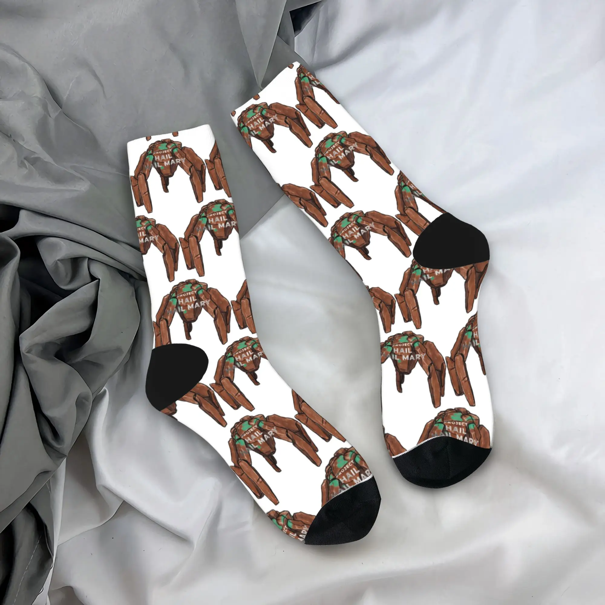 Project Hail Mary Movie Socks Autumn  Stockings Funny Unisex Men Warm Soft Socks Design Outdoor Non Slip Socks