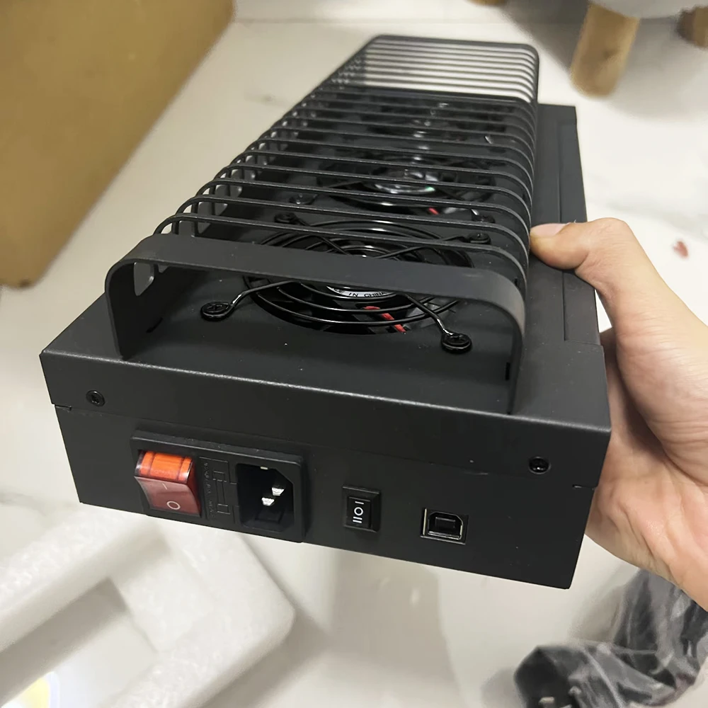 20 USB Ports Box Phone Farm Hub High-Speed Transmission Batch Synchronization Control Unified Management Docking Station Kit