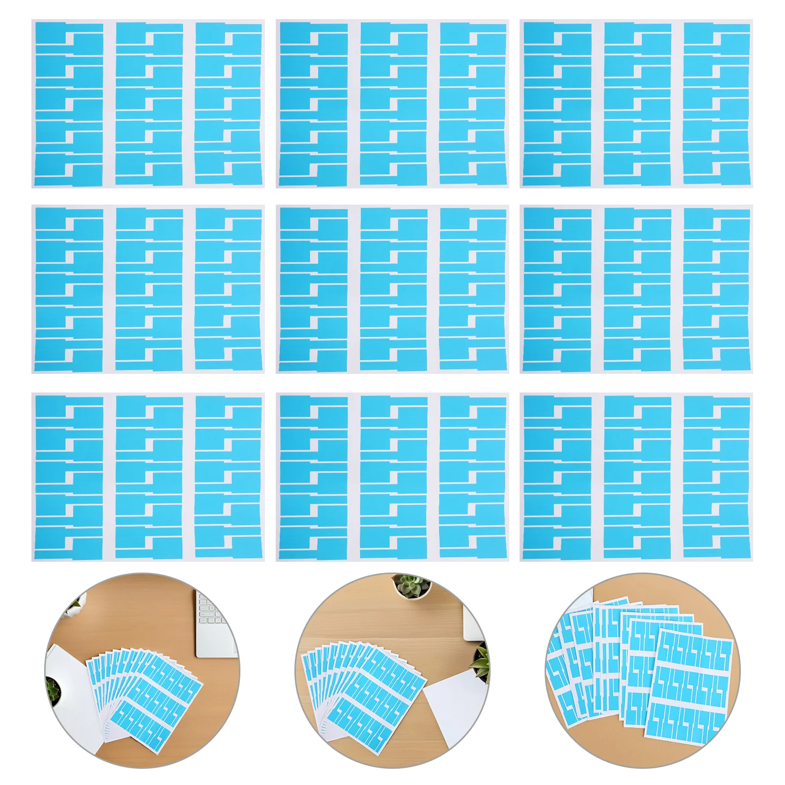 

10 шт. УФ-стойкие этикетки для кабелей, самоклеящиеся водонепроницаемые маркировочные наклейки для идентификации кабелей телефонов, планшетов и дисплеев