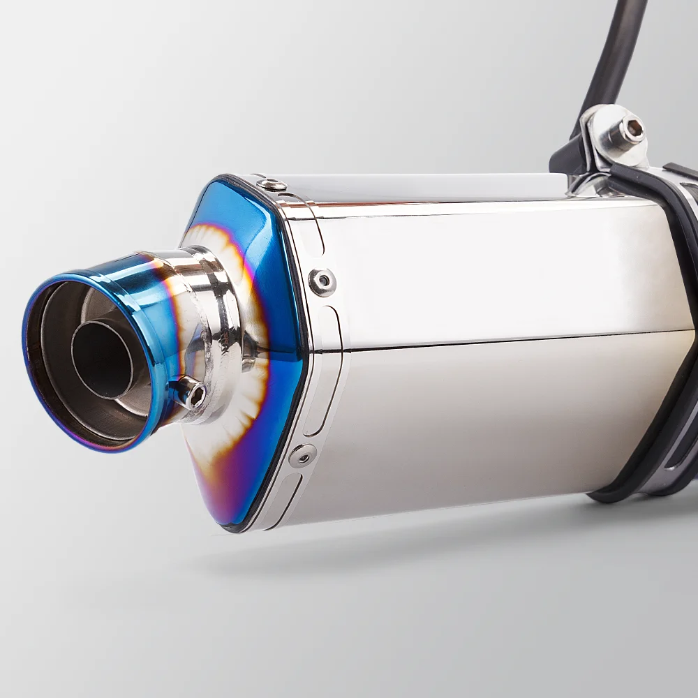 مناسبة لنظام العادم الكامل للدراجة النارية كروس سوبر CUB110 CC110 CUB125 CUB CC110 2021-2024
